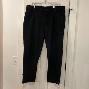 Old Navy Black Extra High-Rise Sky-Hi Straight Jeans